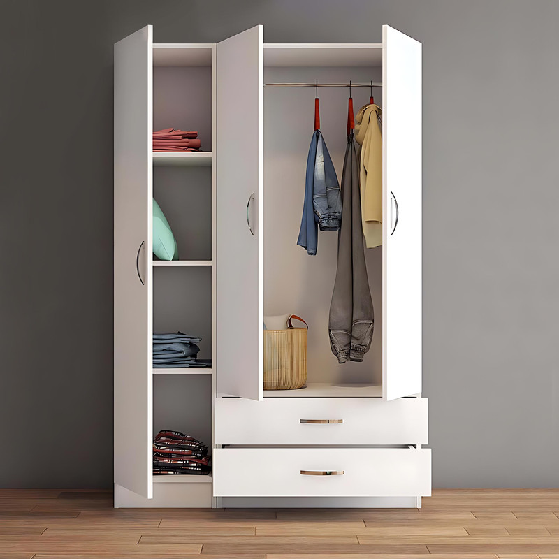 کمد لباس فلفور کابینت مدل MDF-TD12045180