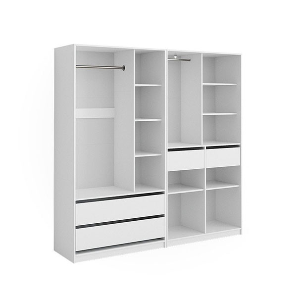 کمد لباس فلفور کابینت مدل MDF-TO-200