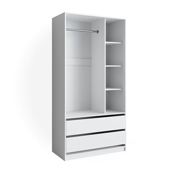 کمد لباس فلفور کابینت مدل MDF-TO-100A