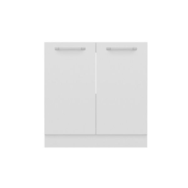 کابینت زیر سینک فلفور کابینت مدل PVC - 80 cm