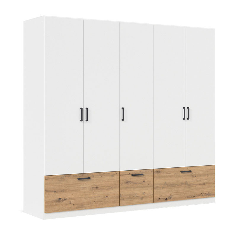 کمد لباس فلفور کابینت مدل MDF-WG-L225cm
