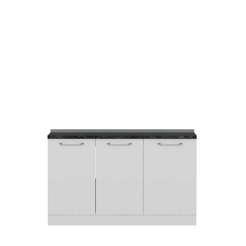 کابینت زمینی فلفور کابینت مدل 140 cm مجموعه 2 عددی