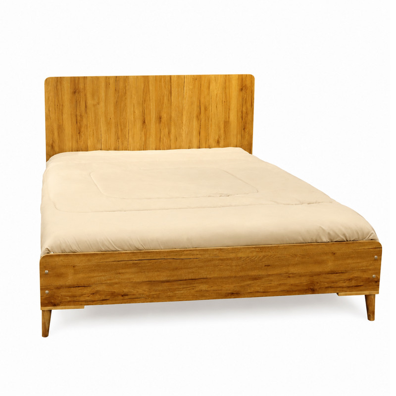 تخت خواب ام دی اف دو نفره مدل مینا سایز 160x200 سانتیمتر