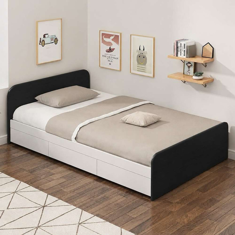 تخت خواب یک نفره مدل b سایز 90×200 سانتی متر