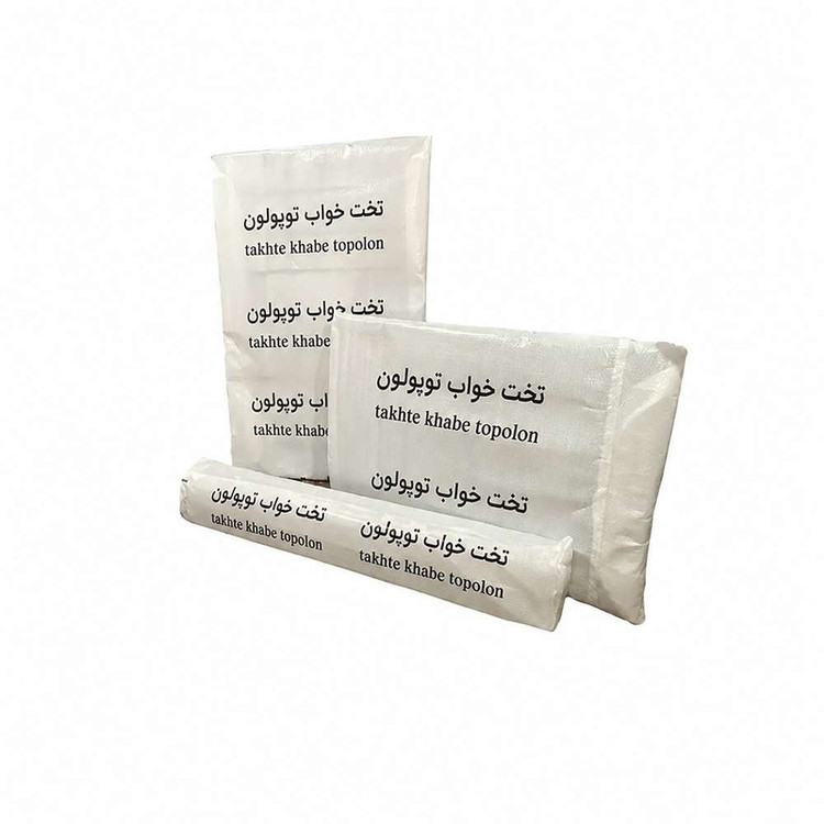 تختخواب ملامینه یک نفره تخت خواب توپولون مدل آینه شیار سایز ۹۰ * 200 سانتیمتر