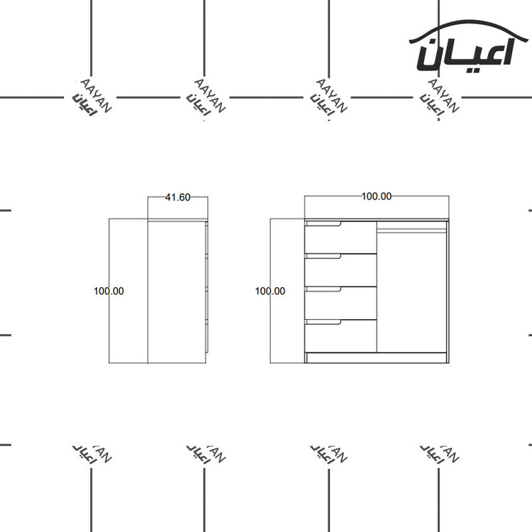 دراور کوچیل مدل KL438
