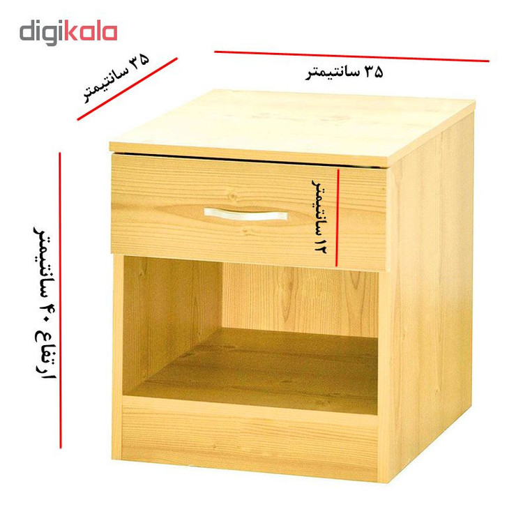 میز پاتختی مدل E435