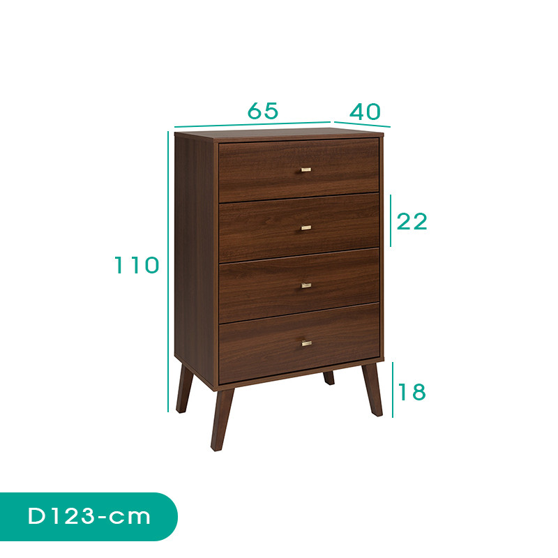 دراور کوچیل مدل D123 - MDF