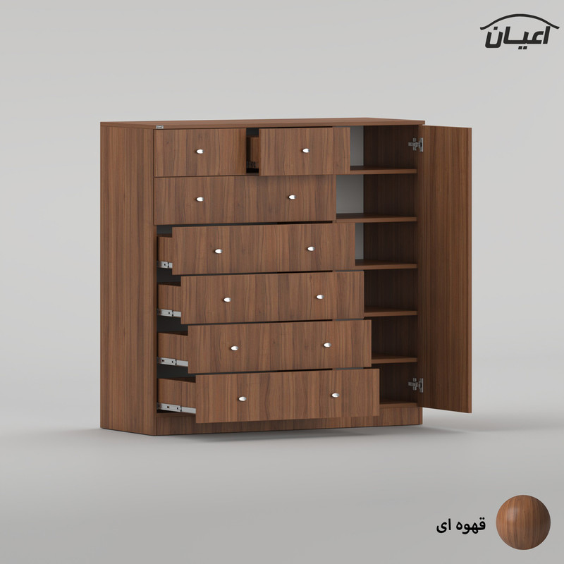 دراور کوچیل مدل KL1012 هفت عدد کشو