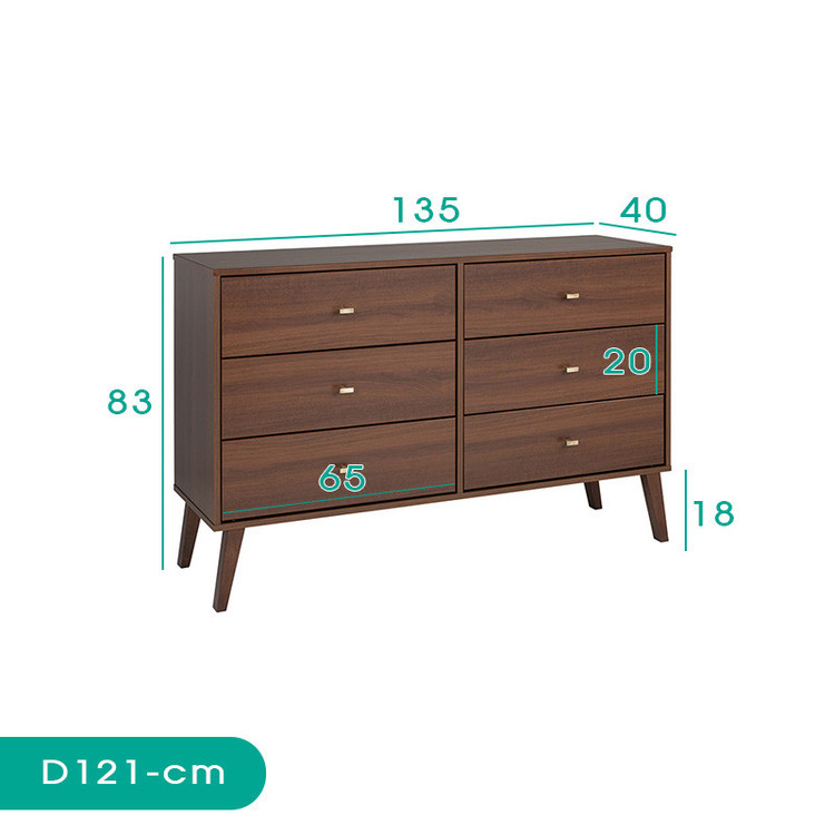 دراور کوچیل مدل D121 - MDF