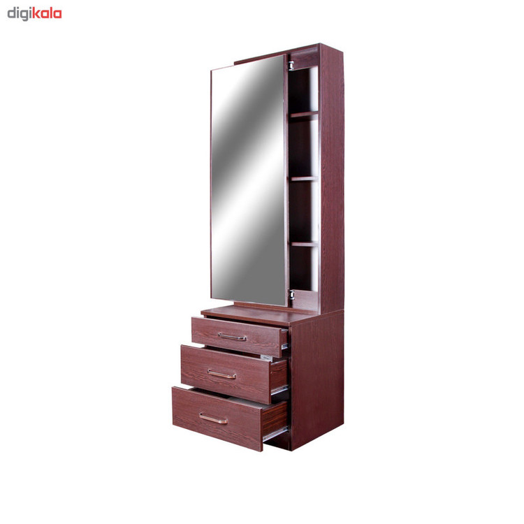 میز دراور آینه ریلی لمکده مدل STAND3