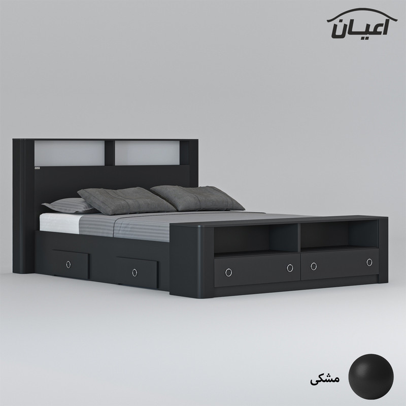تخت خواب دونفره کوچیل مدل KL822 سایز 160x200 سانتی متر