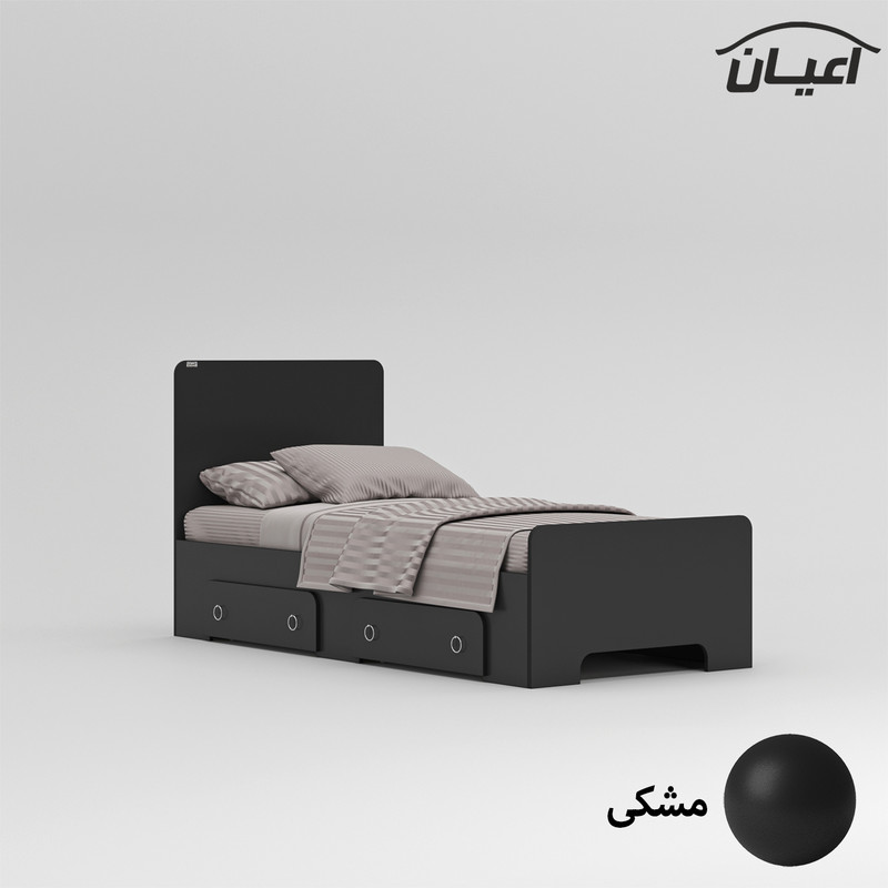 تخت خواب یک نفره کوچیل مدل KL794 سایز 90x200 سانتی متر