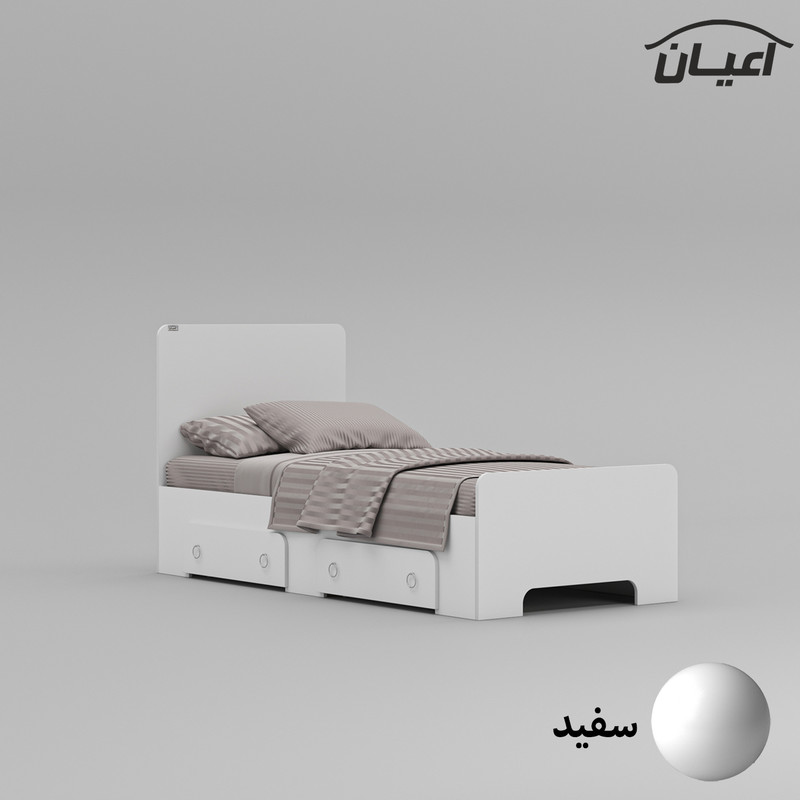تخت خواب یک نفره کوچیل مدل KL794 سایز 90x200 سانتی متر