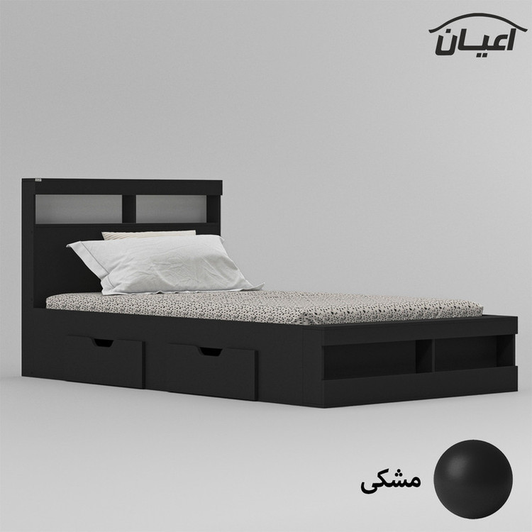 تخت خواب یک نفره کوچیل مدل KL704 سایز 120x200 سانتی متر