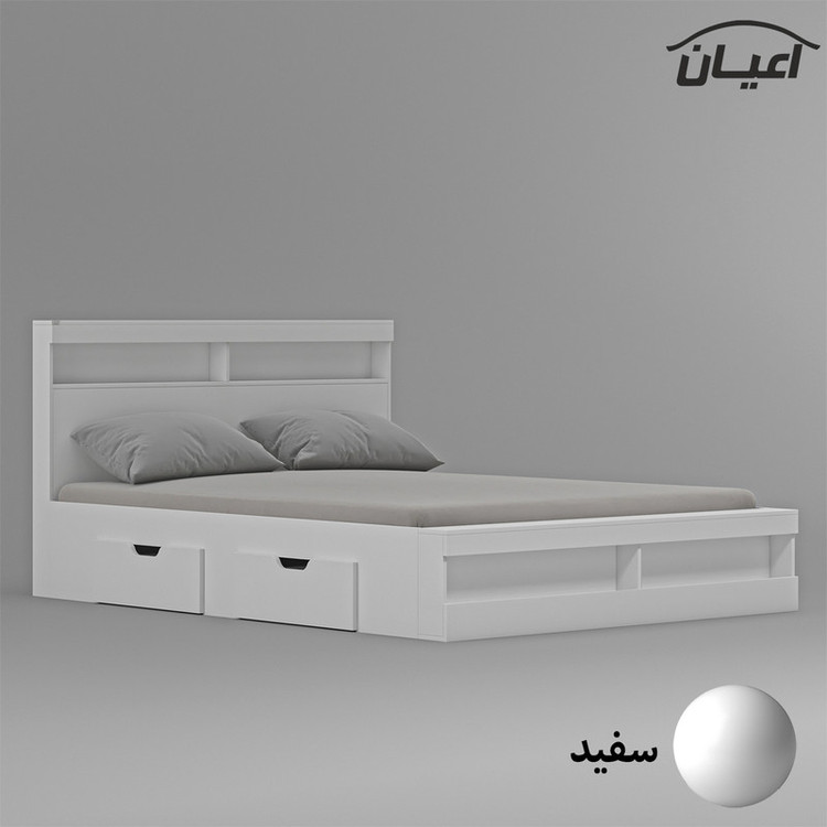 تخت خواب دونفره کوچیل مدل KL703 سایز 160x200 سانتی متر