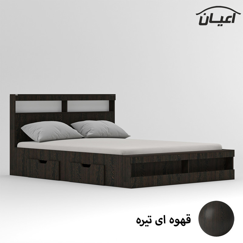 تخت خواب دونفره کوچیل مدل KL703 سایز 160x200 سانتی متر