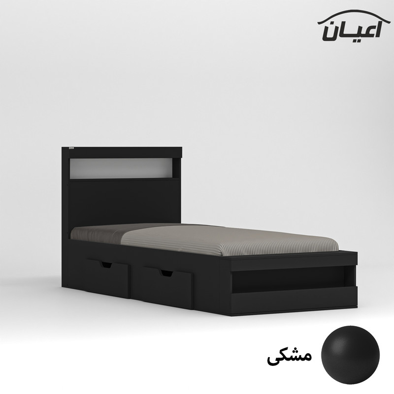 تخت خواب یکنفره کوچیل مدل KL702 سایز 90x200 سانتی متر
