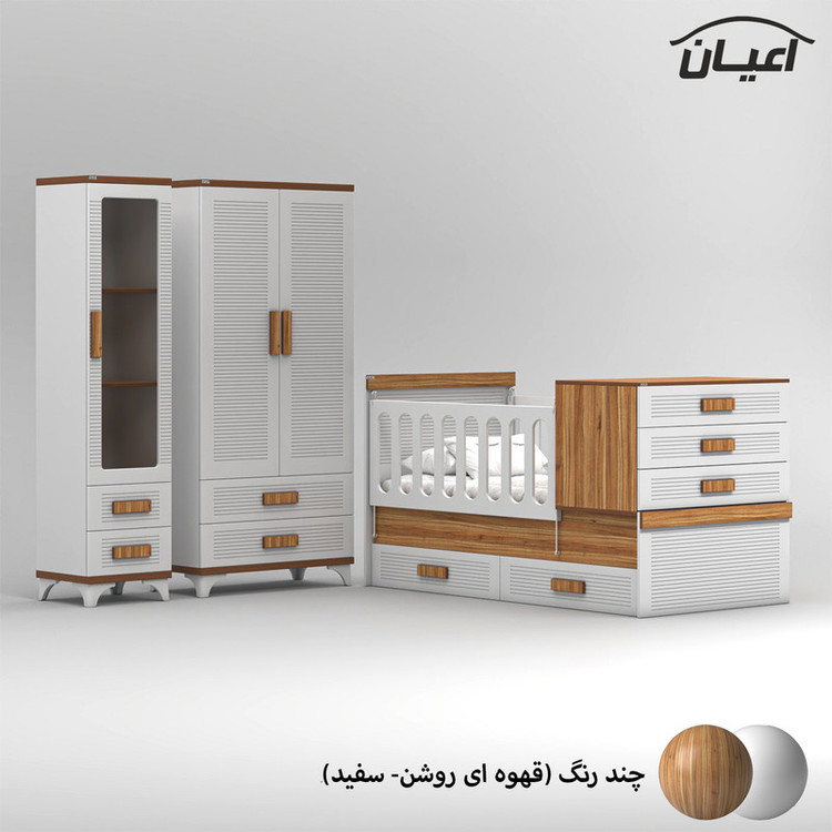 سرویس خواب کودک و نوزاد کوچیل مدل KL903 مجموعه سه عددی