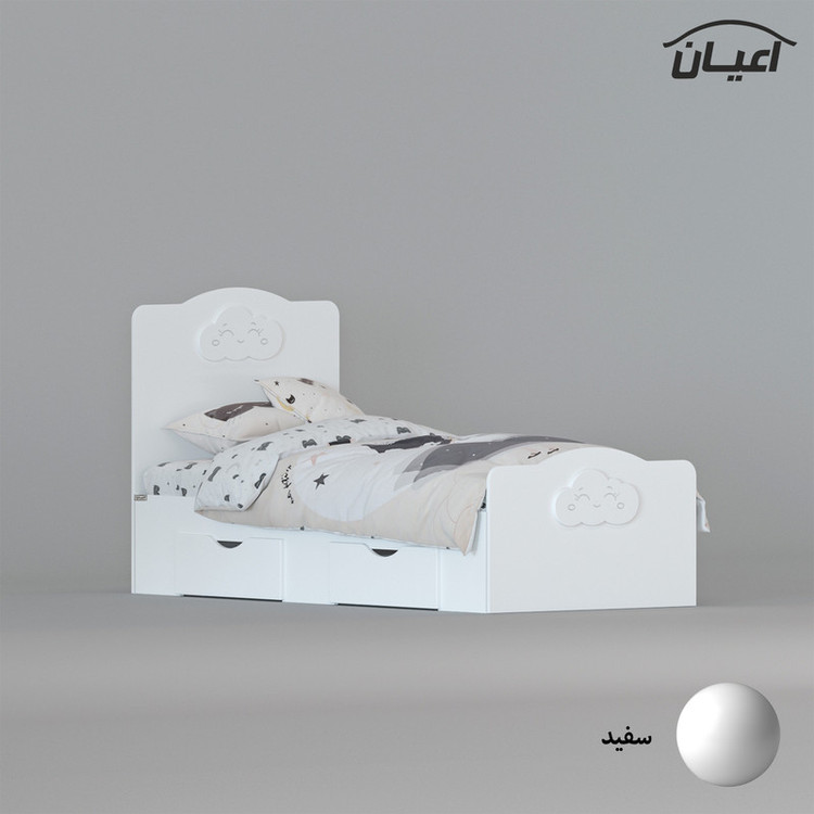 تخت خواب یک نفره کوچیل مدل KL760 سایز 80x180 سانتی متر