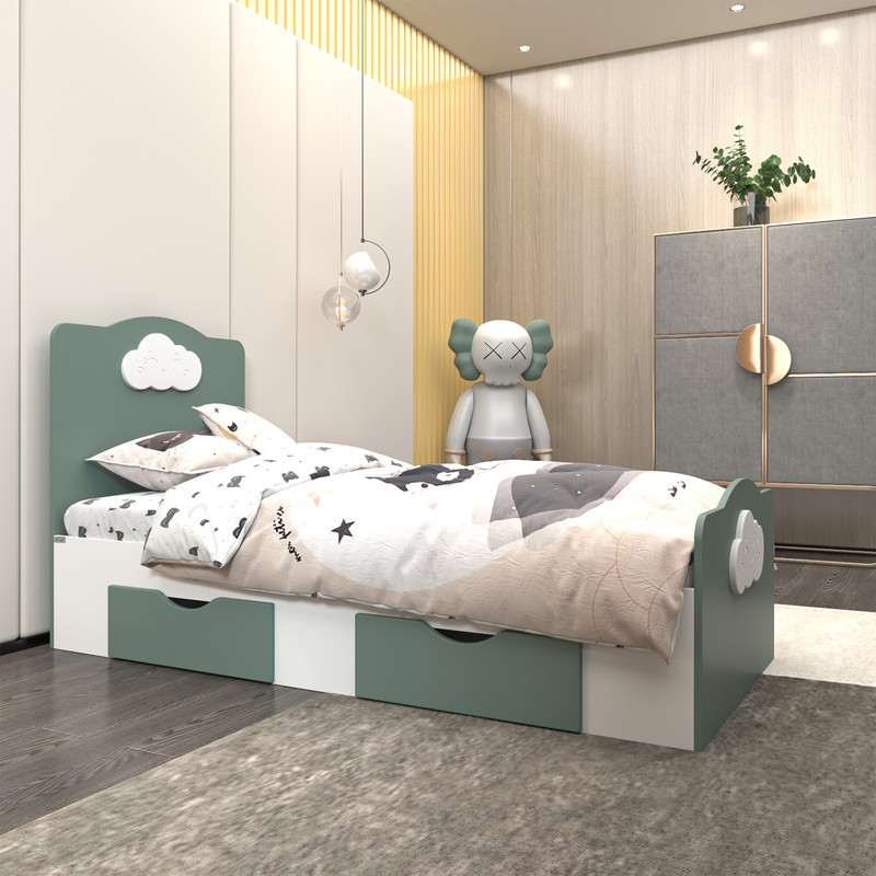 تخت خواب یک نفره کوچیل مدل KL760 سایز 80x180 سانتی متر