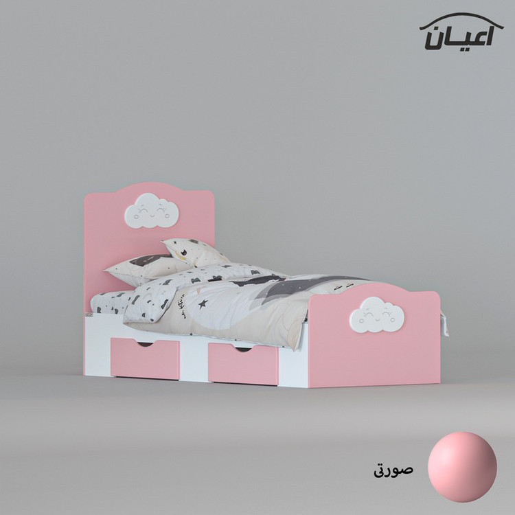 تخت خواب یک نفره کوچیل مدل KL760 سایز 80x180 سانتی متر