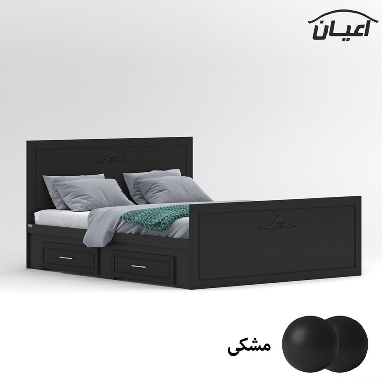 تخت خواب دونفره کوچیل مدل KL402 سایز 160x200 سانتی متر