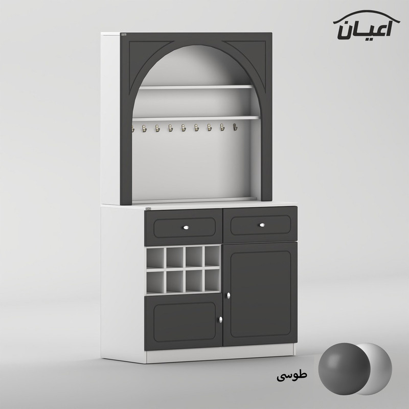 کنسول کوچیل مدل کافه بار کد KL949 طول 100 سانتی متر