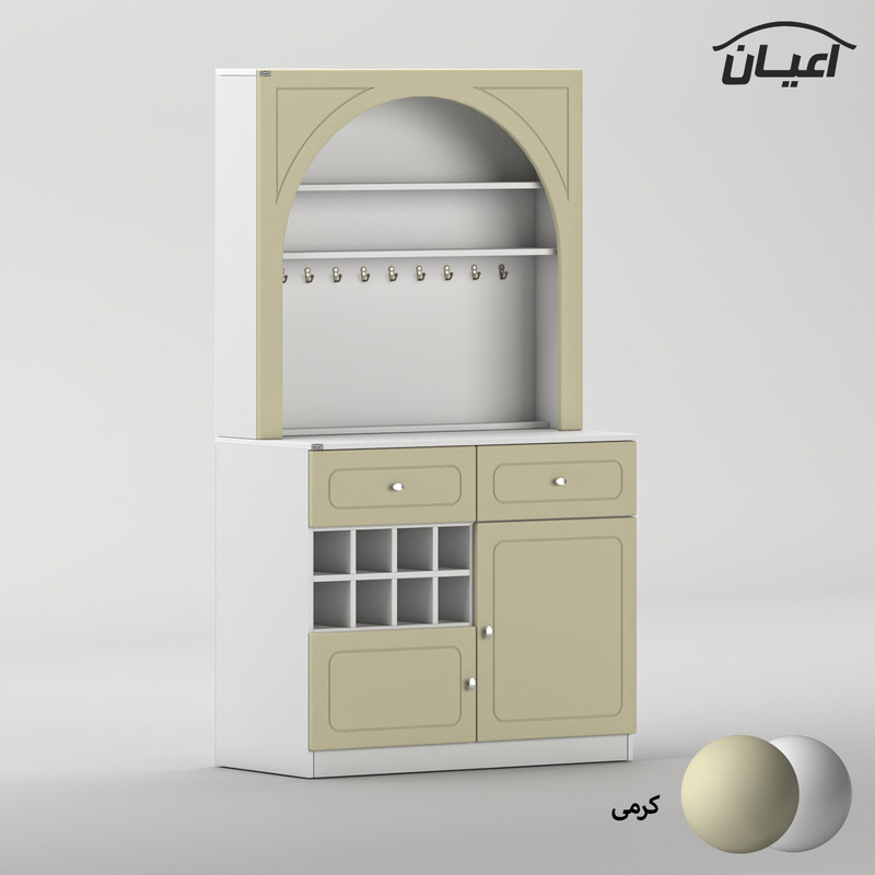 کنسول کوچیل مدل کافه بار کد KL949 طول 100 سانتی متر