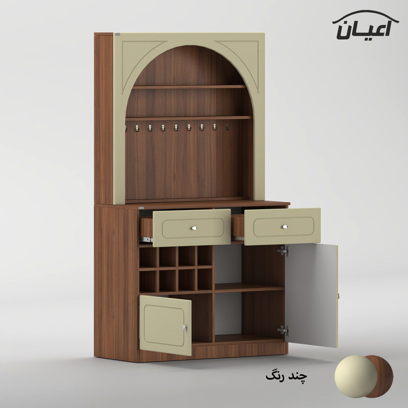کنسول کوچیل مدل کافه بار کد KL949 طول 100 سانتی متر