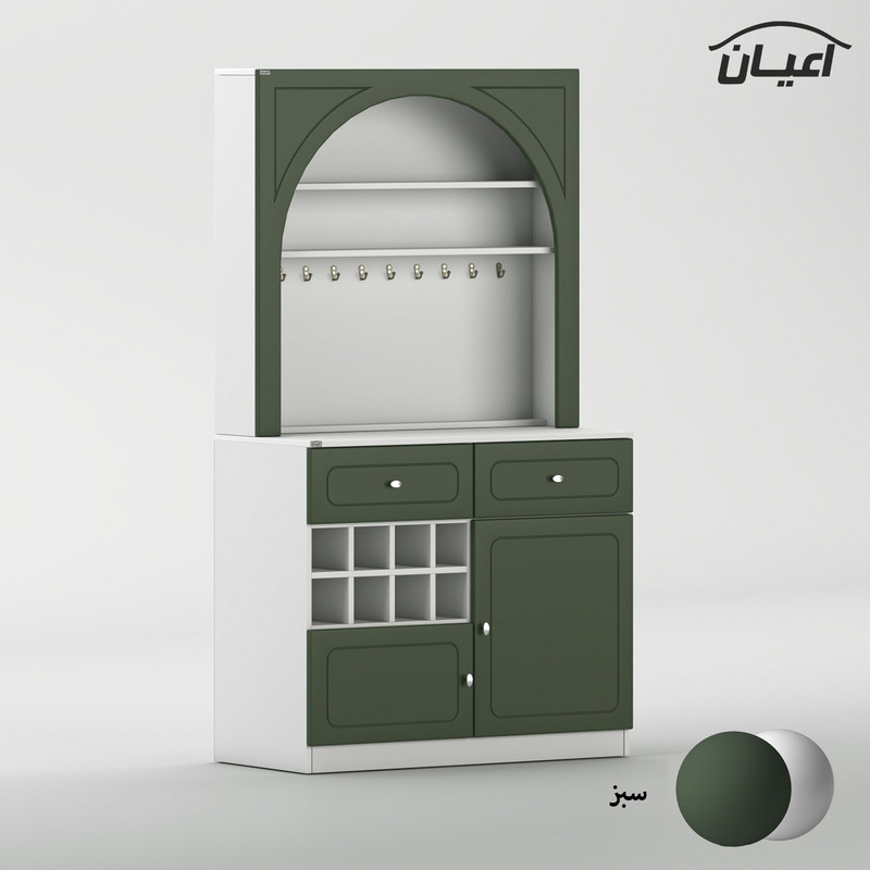 کنسول کوچیل مدل کافه بار کد KL949 طول 100 سانتی متر