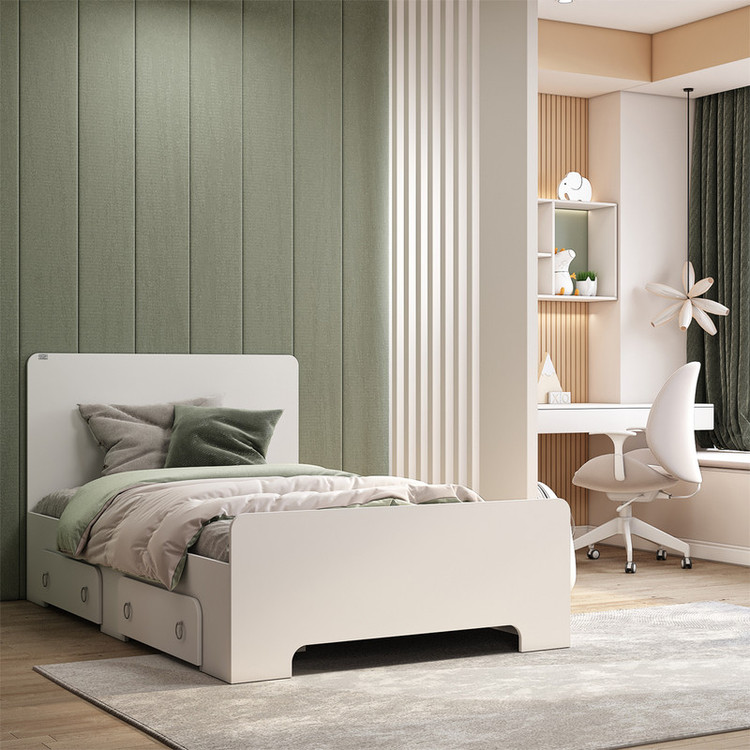 تخت خواب یک نفره کوچیل مدل KL793 سایز 120x200 سانتی متر