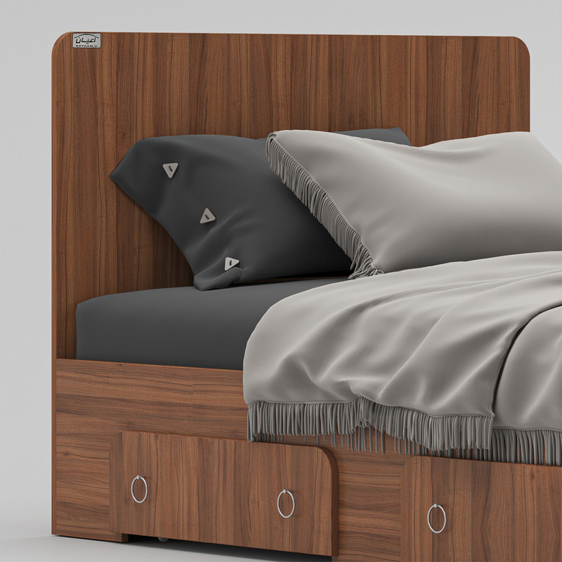 تخت خواب یک نفره کوچیل مدل KL793 سایز 120x200 سانتی متر