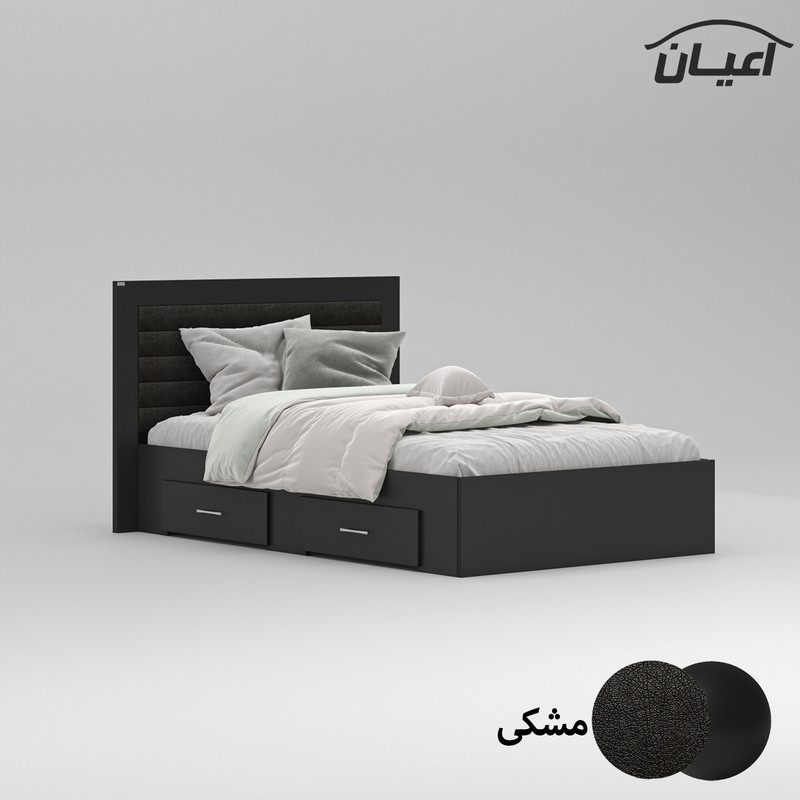 تخت خواب یک نفره کوچیل مدل KL831 سایز 120x200 سانتی متر