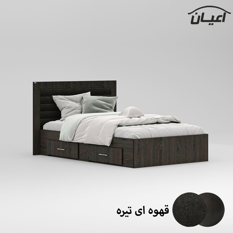 تخت خواب یک نفره کوچیل مدل KL831 سایز 120x200 سانتی متر