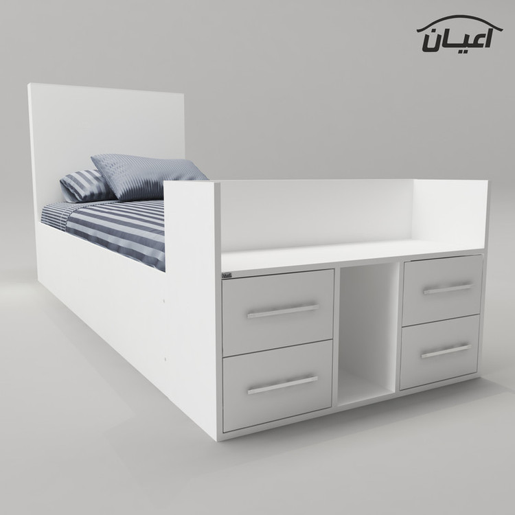 تخت خواب یکنفره کوچیل مدل KL362 سایز 90x200 سانتی متر