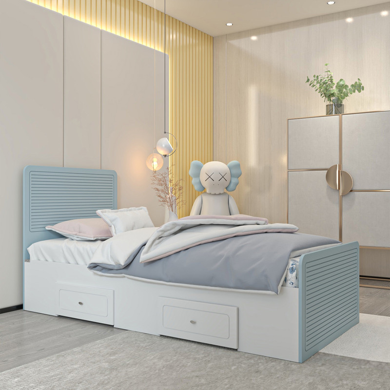 تخت خواب یک نفره کوچیل مدل KL810 سایز 90x200 سانتی متر