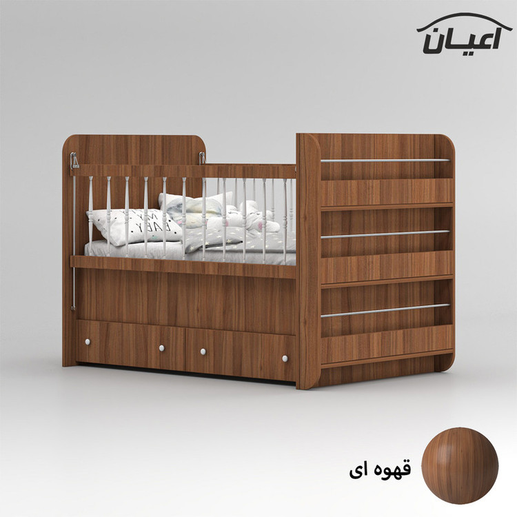 تختخواب کودک کوچیل مدل KL845 سایز 130 × 70