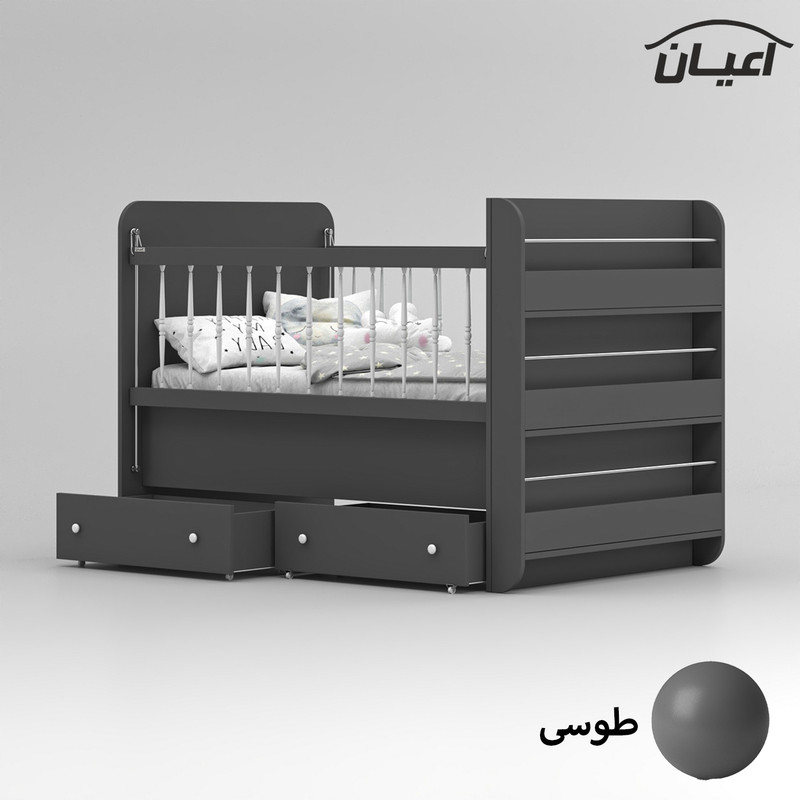 تختخواب کودک کوچیل مدل KL845 سایز 130 × 70