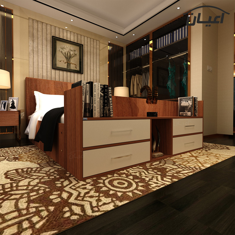 تخت خواب دونفره کوچیل مدل KL361 سایز 160x200 سانتی متر