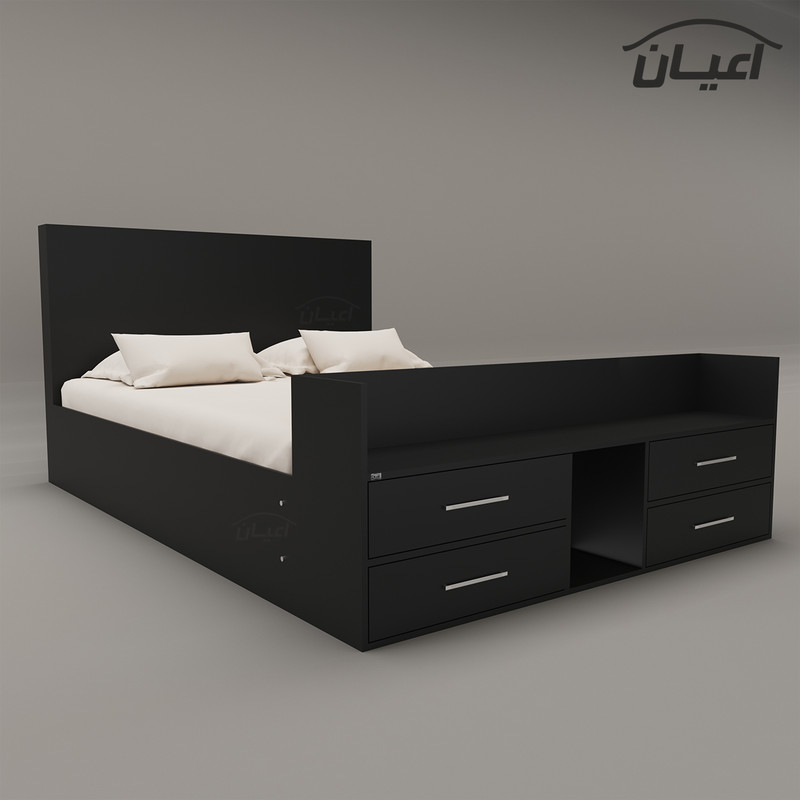تخت خواب دونفره کوچیل مدل KL361 سایز 160x200 سانتی متر