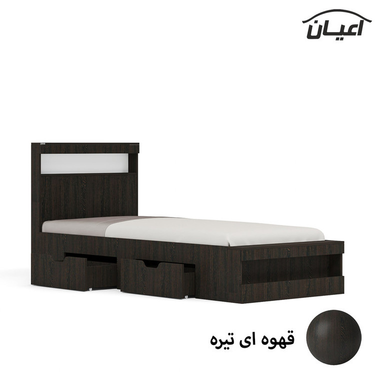 تخت خواب یک نفره کوچیل مدل KL705 سایز 80x180 سانتی متر