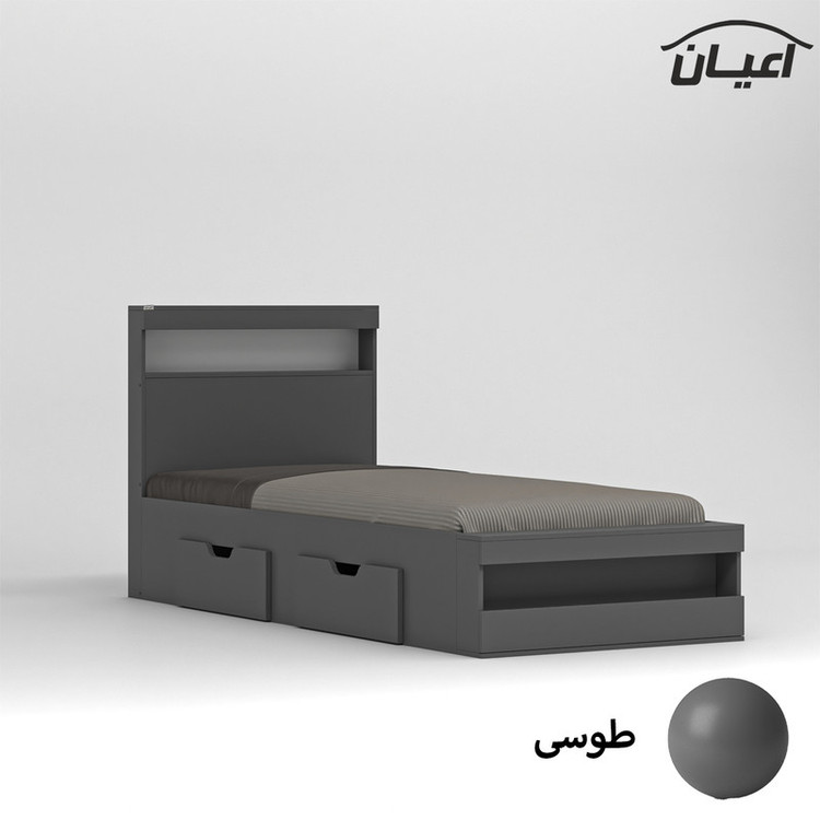 تخت خواب یک نفره کوچیل مدل KL705 سایز 80x180 سانتی متر