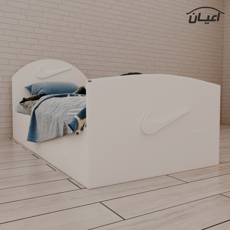 تخت خواب یکنفره کوچیل مدل KL380 سایز 90x200 سانتی متر