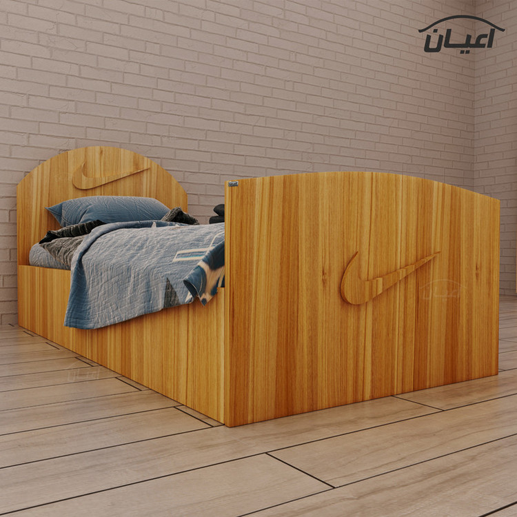 تخت خواب یکنفره کوچیل مدل KL380 سایز 90x200 سانتی متر