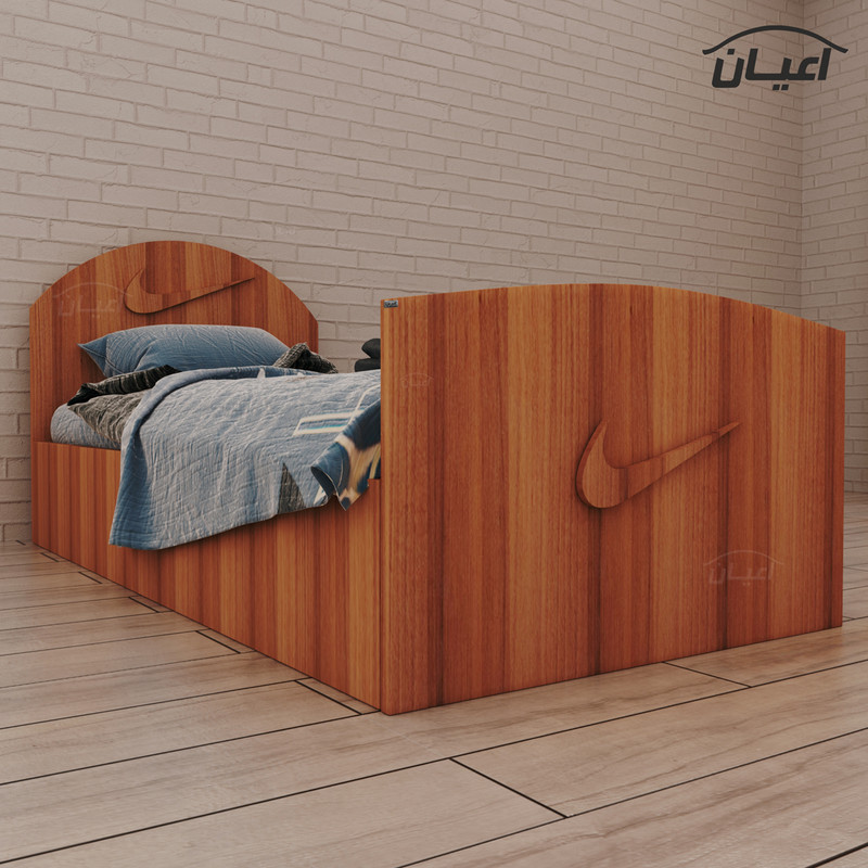 تخت خواب یکنفره کوچیل مدل KL380 سایز 90x200 سانتی متر