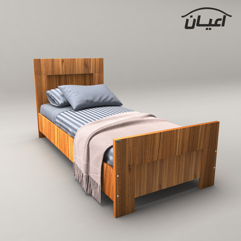 تخت خواب یکنفره کوچیل مدل KL363 سایز 90x200 سانتی متر