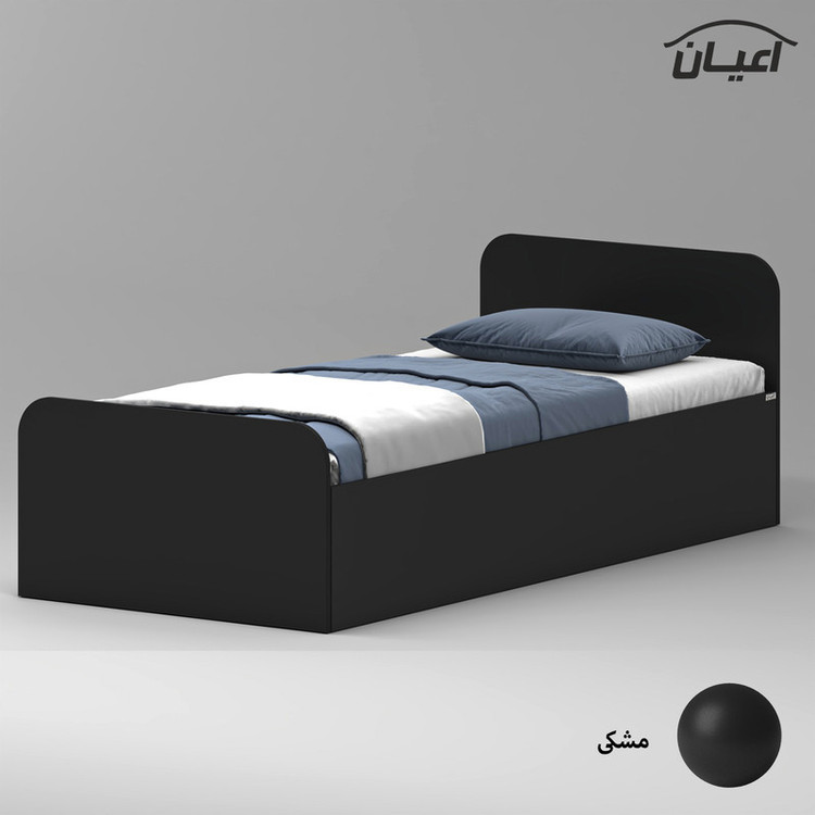 تخت خواب ملامینه یک نفره کوچیل مدل KL931 سایز 90x200 سانتی متر