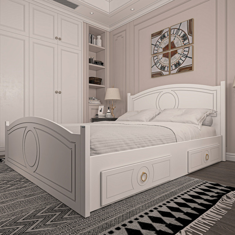 تخت خواب دو نفره کوچیل کد KL673 سایز 200x160 سانتی متر