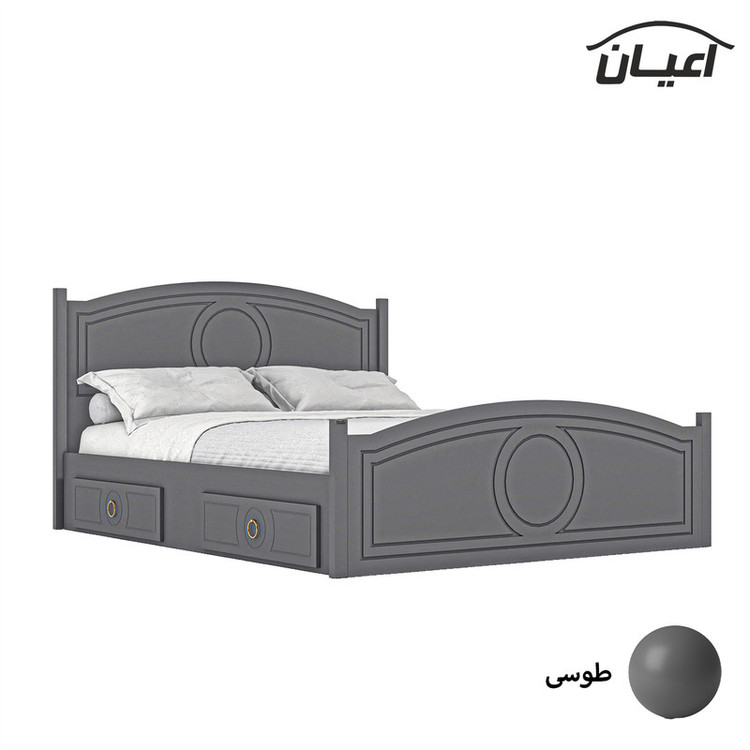 تخت خواب دو نفره کوچیل کد KL673 سایز 200x160 سانتی متر